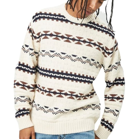 Forever 21 Geo Print Sweater - Picture 1 of 9